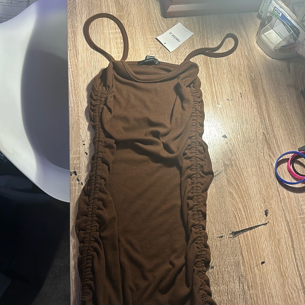 Brown Forever 21 Dress Size medium